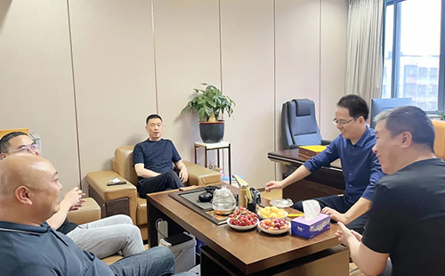 石湾总商会莅临佛山和记AG平台怡情娱乐官网参观交流，协同合作携手并进！